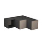Hanah Home Soporte de TV Compact - Antracita, Marrón claro